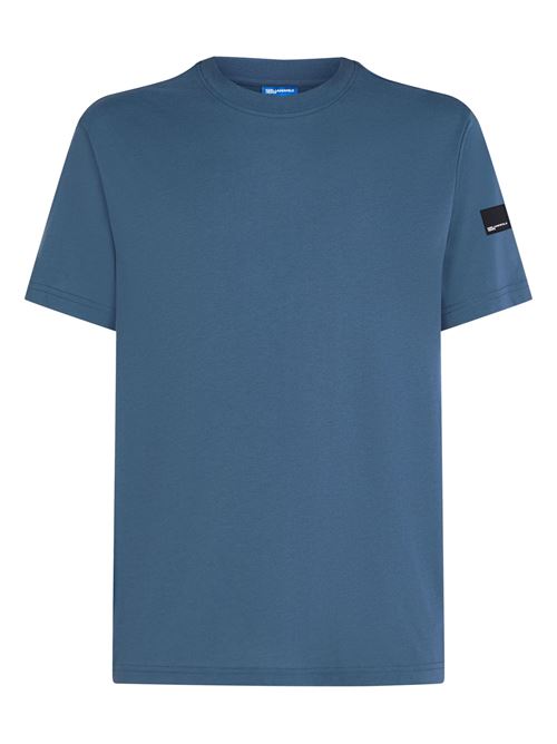 T-shirt blu petrolio in cotone Karl Lagerfeld jeans | A3M170031YU